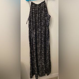 Grace Karin black and white tank maxi dress. Size 2XL. Spaghetti Straps.